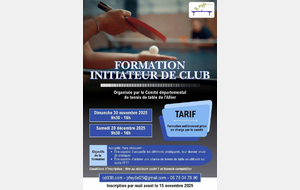 Formation Initiateur de Club