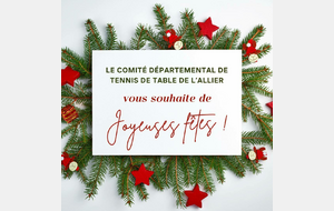 Joyeuses Fêtes de Fin d'Année